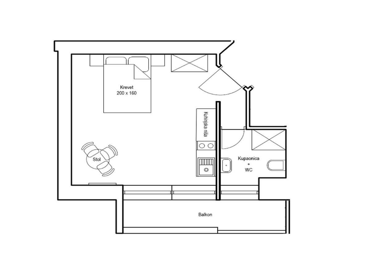 Apartmani Borko Ζάγκρεμπ Εξωτερικό φωτογραφία